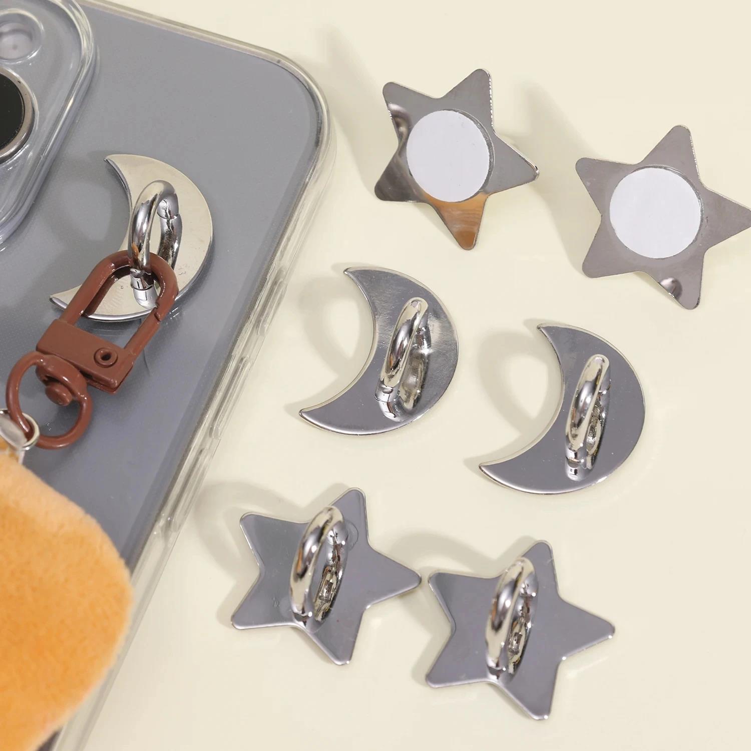 Phone Accessories Hooks - スマホチャームフック 携帯電話フィンガーリング スマホホルダー Ziai粘着メタルフィンガーグリップループスタンド DIY吊り下げペンダント用品用