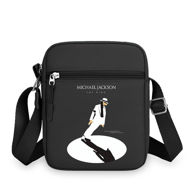 Phone Accessories For Men - 男性女性アニメ電話収納ポーチ MJ カジュアルアクセサリーハンドバッグマイケル・ジャクソンファッションクリエイティブクロスボディバッグ誕生日プレゼント