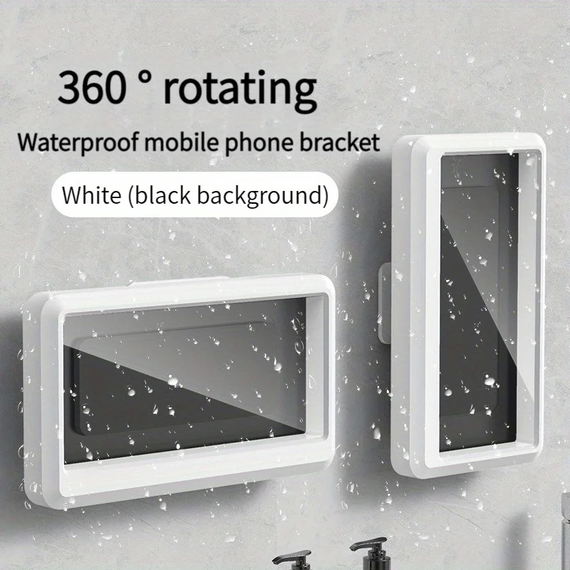 Phone Accessories Hooks - 360度回転防水防曇携帯電話ケース、浴室シャワー用携帯ホルダー、防水、タッチ操作可能、シャワー用携帯電話