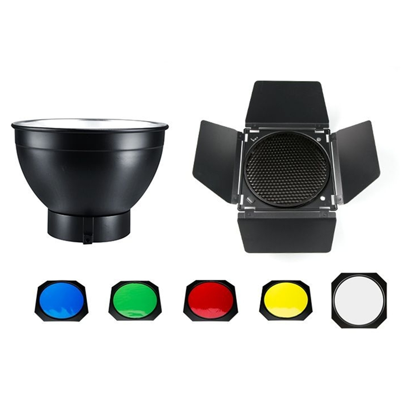 Phone Accessories Brands - AA60-納屋ドア反射板ハニカムグリッド 4 色フィルターセット 18 センチメートル標準反射板用 Godox