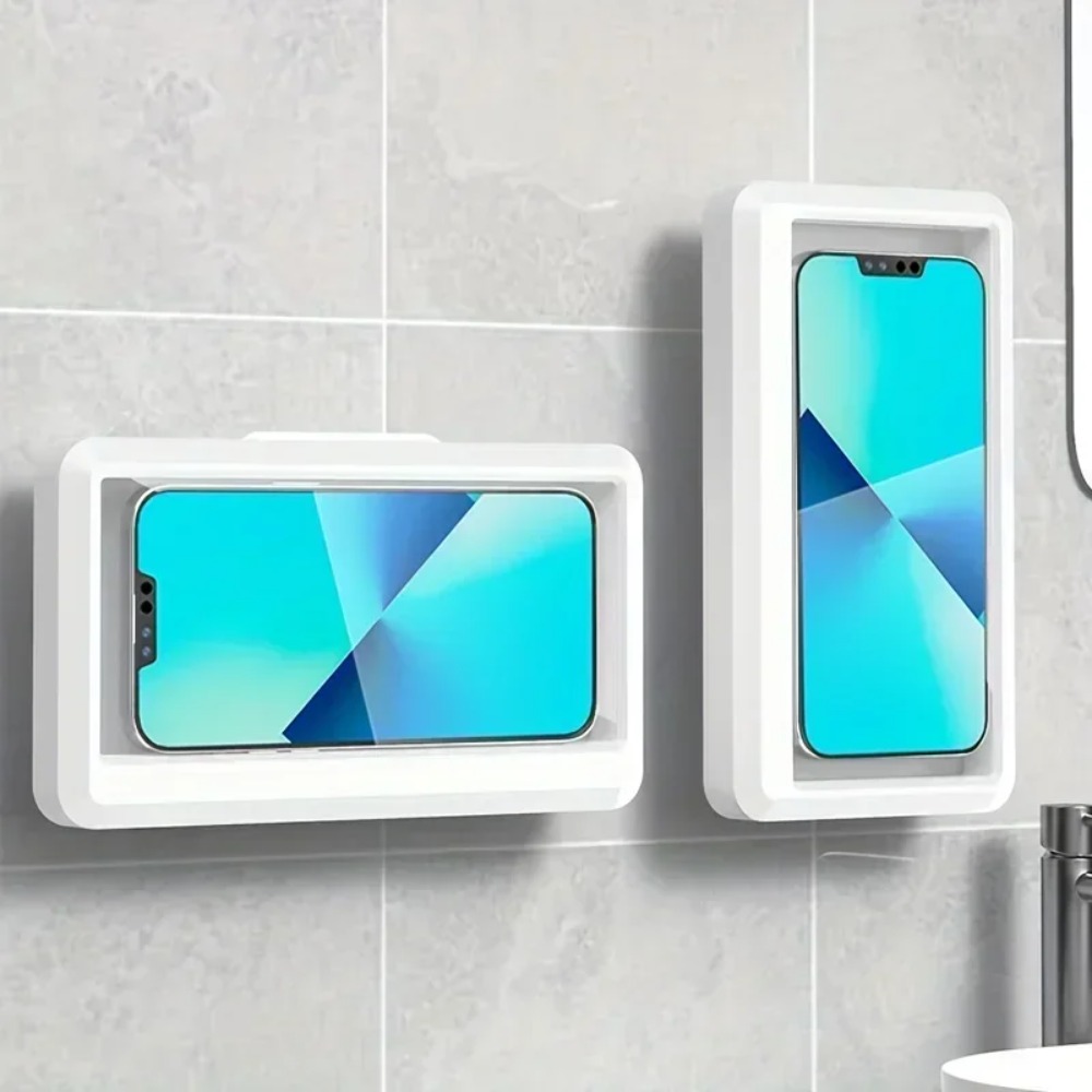 Phone Accessories Hooks - 360度回転防水防曇携帯電話ケース、浴室シャワー用携帯ホルダー、防水、タッチ操作可能、シャワー用携帯電話