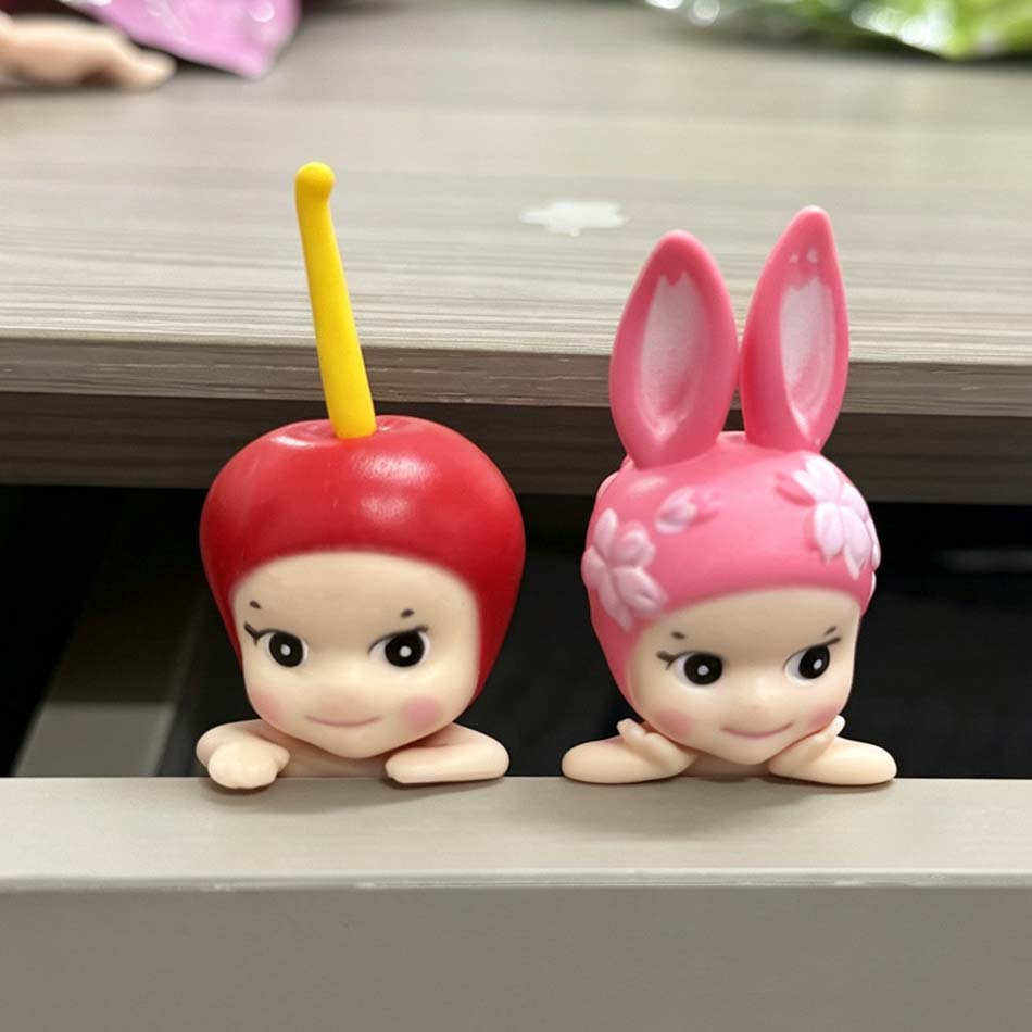 Phone Accessories Sonny Angel - 新しいスタイルのブラインドボックスヒッパーズ装飾ミニフィギュア桜シリーズドールアニメフィギュアおもちゃアクションフィギュア誕生日プレゼント