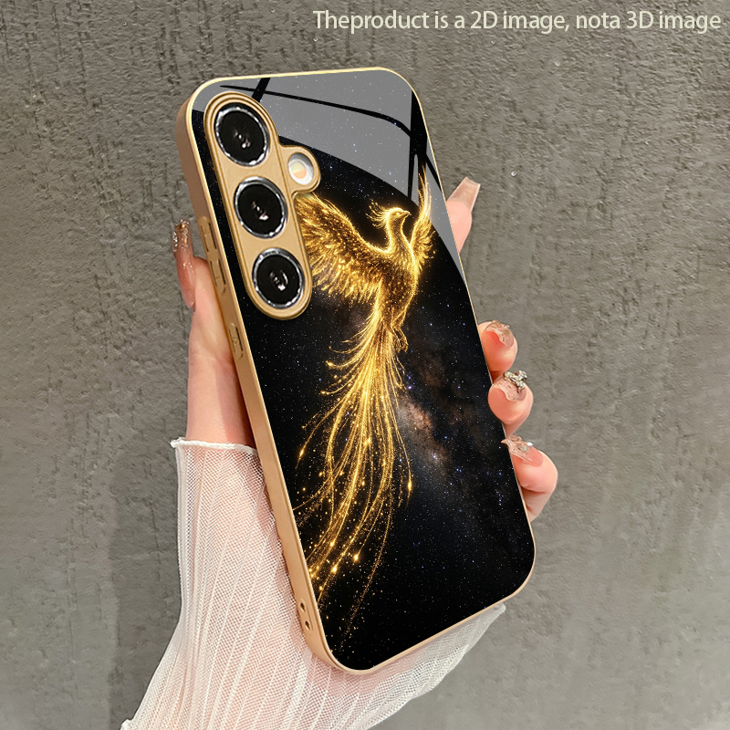 Samsung Galaxy A55 - 2Dフェニックス柄流れる光電話ケース Samsung Galaxy S26 S25 S24
