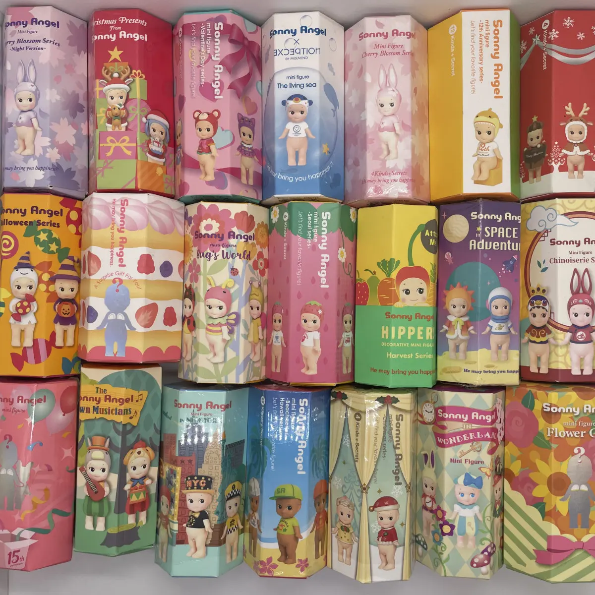 Phone Accessories Sonny Angel - ソニーエンジェル-ランダムなミステリーボックス,バースデーケーキ,ハロウィーン,クリスマスコレクション,ファッションプレイ,ブラインドボックス,装飾ギフト