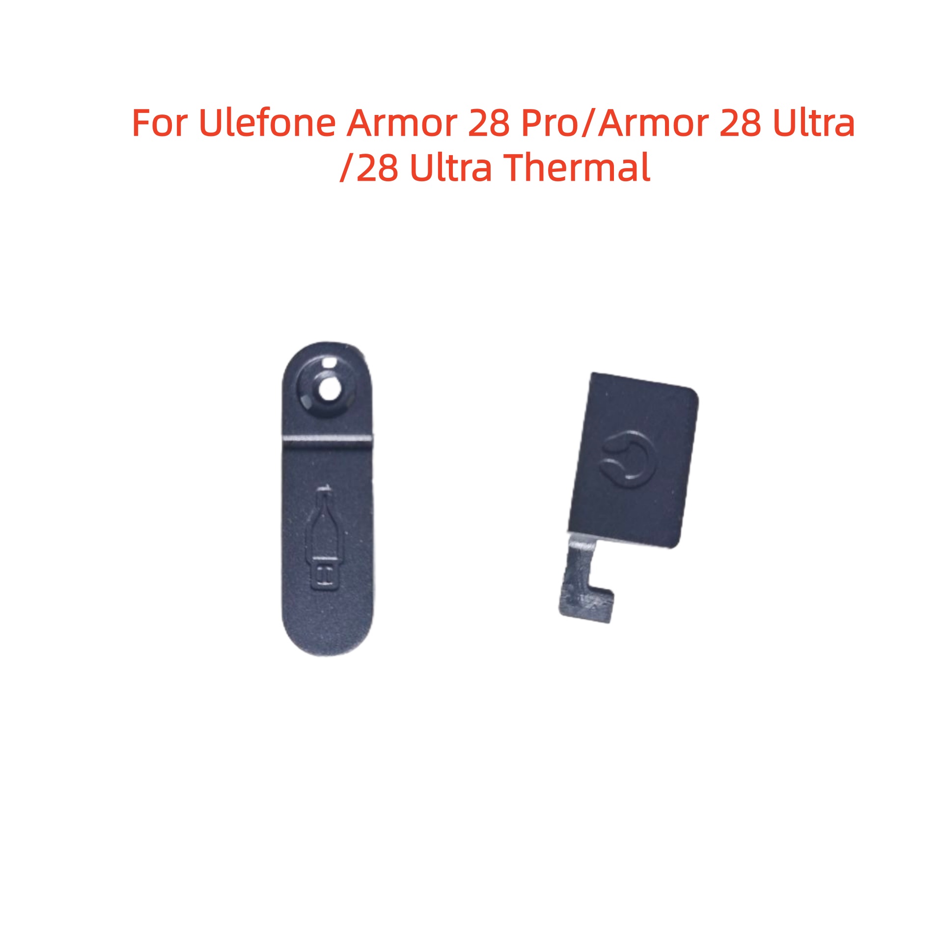 Phone Accessories Store - Ulefone Armor 28 Ultra用耐熱電話防塵イヤホンタイプCゴム製ダストキャップ、Ulefone Armor 28