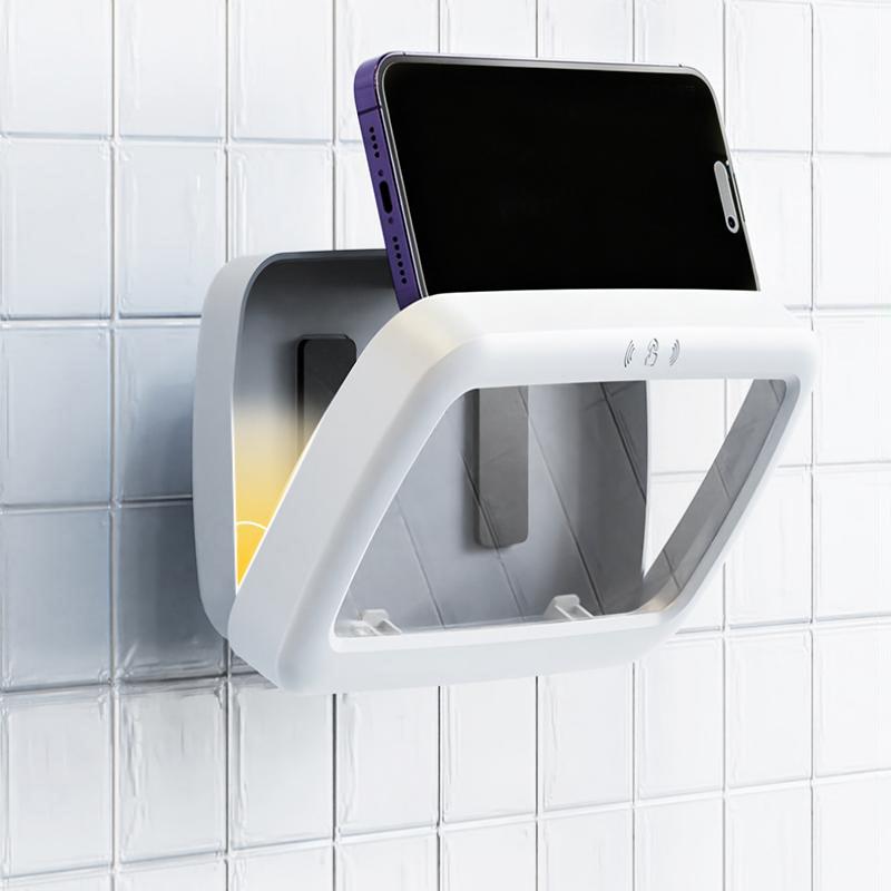 360 °   回転式防水シャワー用スマホホルダー 壁掛け式 - Phone Accessories Hooks のレビューと価格