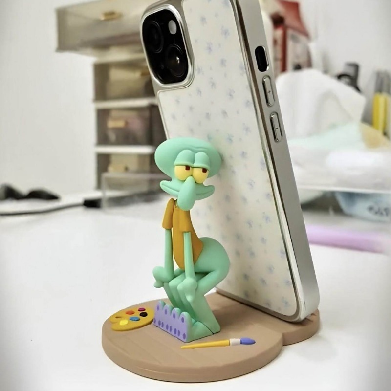 新しいKKVスポンジボブ イカワード 磁気式スマホホルダー  - Phone Accessories Rack のレビューと価格