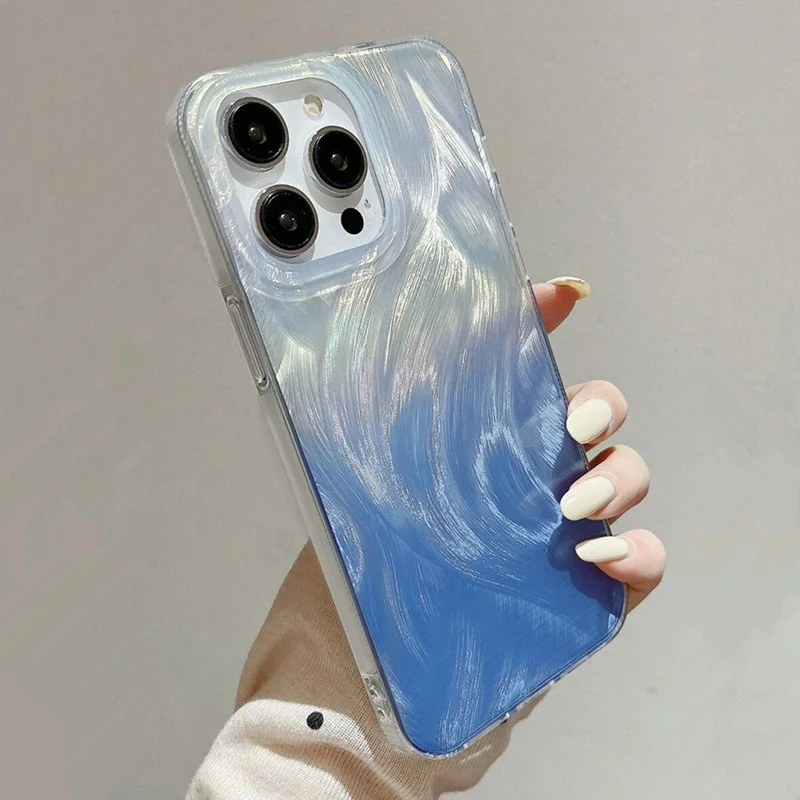 グリッターグラデーションブルー星空柄スマホケース サムスンギ - Samsung Galaxy A55 のレビューと価格