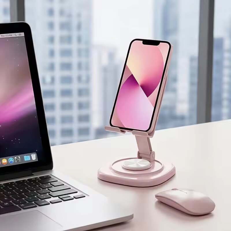 360度回転可能折りたたみ式デスクトップ電話スタンドポータブ - Phone Accessories And Electronics のレビューと価格