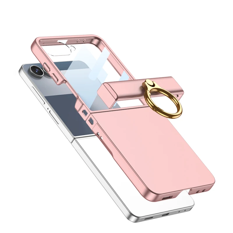 Samsung Z Flip 7用リングスタンド付きスマホケ - Phone Accessories Ring Holder のレビューと価格