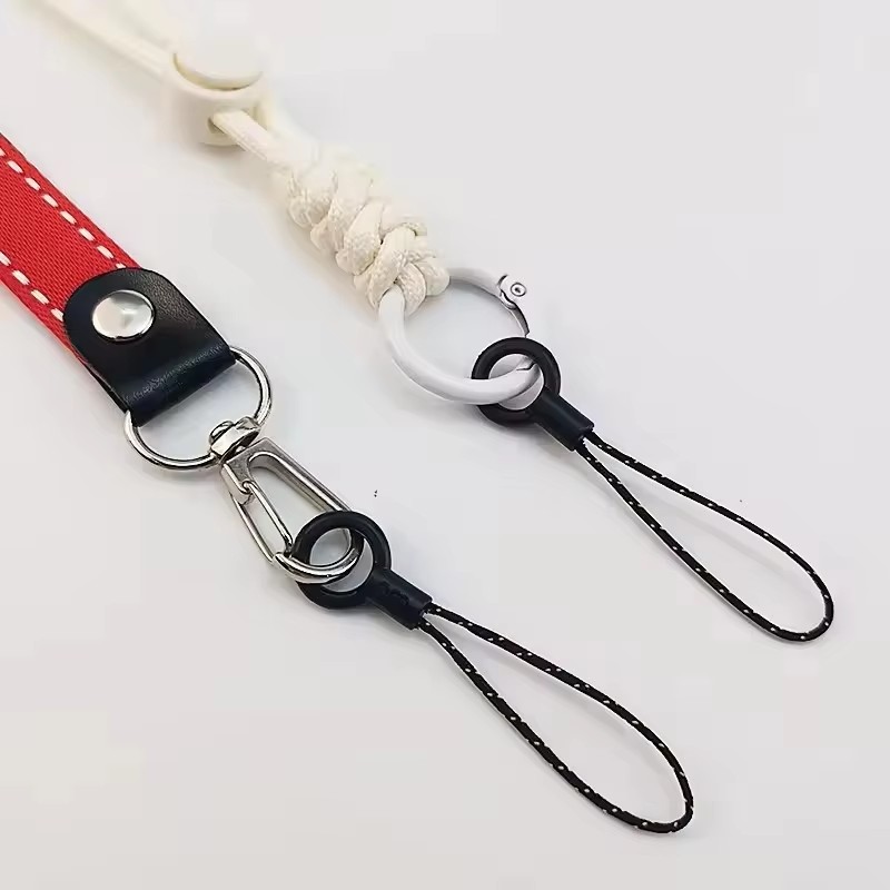 ナイロン製携帯電話用フィンガーリンググリップホルダー、ストラ - Phone Accessories Keychain のレビューと価格