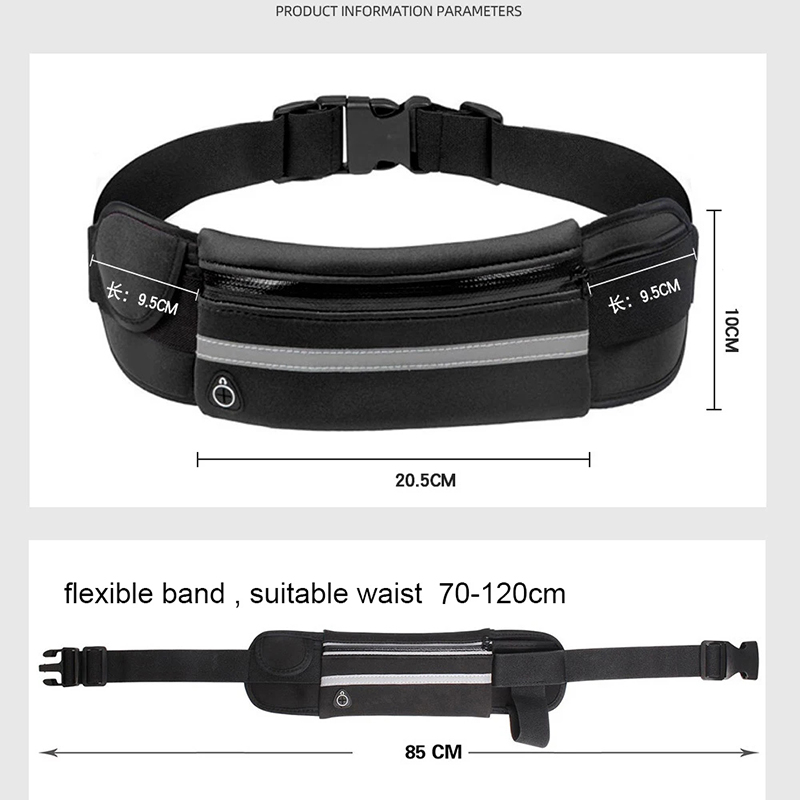 スポーツファニーパック女性ランニングウエストバッグ男性ベルト - Phone Accessories For Men のレビューと価格