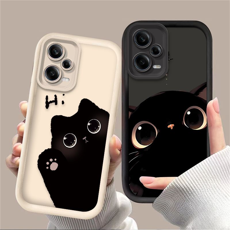 可愛い大きな目の猫のスマホケース Xiaomi Redmi  - Xiaomi Phone Accessories のレビューと価格