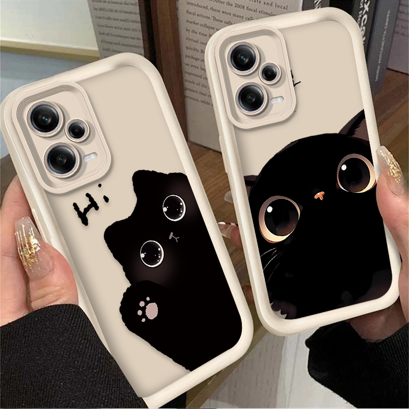 可愛い大きな目の猫のスマホケース Xiaomi Redmi  - Xiaomi Phone Accessories のレビューと価格