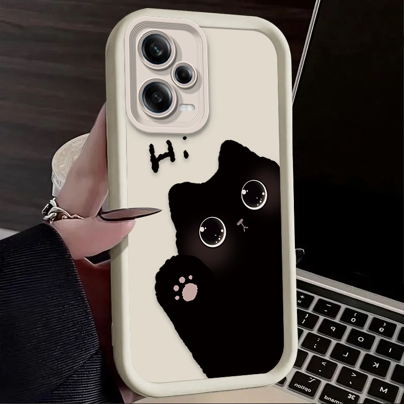 可愛い大きな目の猫のスマホケース Xiaomi Redmi  - Xiaomi Phone Accessories のレビューと価格