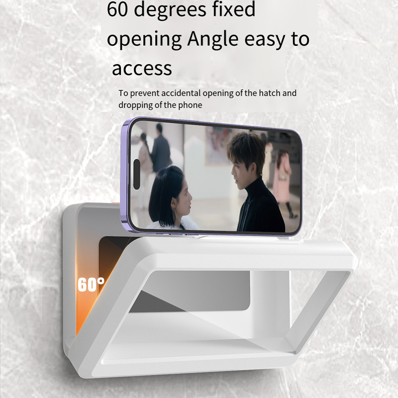 360度回転防水防曇携帯電話ケース、浴室シャワー用携帯ホルダ - Phone Accessories Hooks のレビューと価格