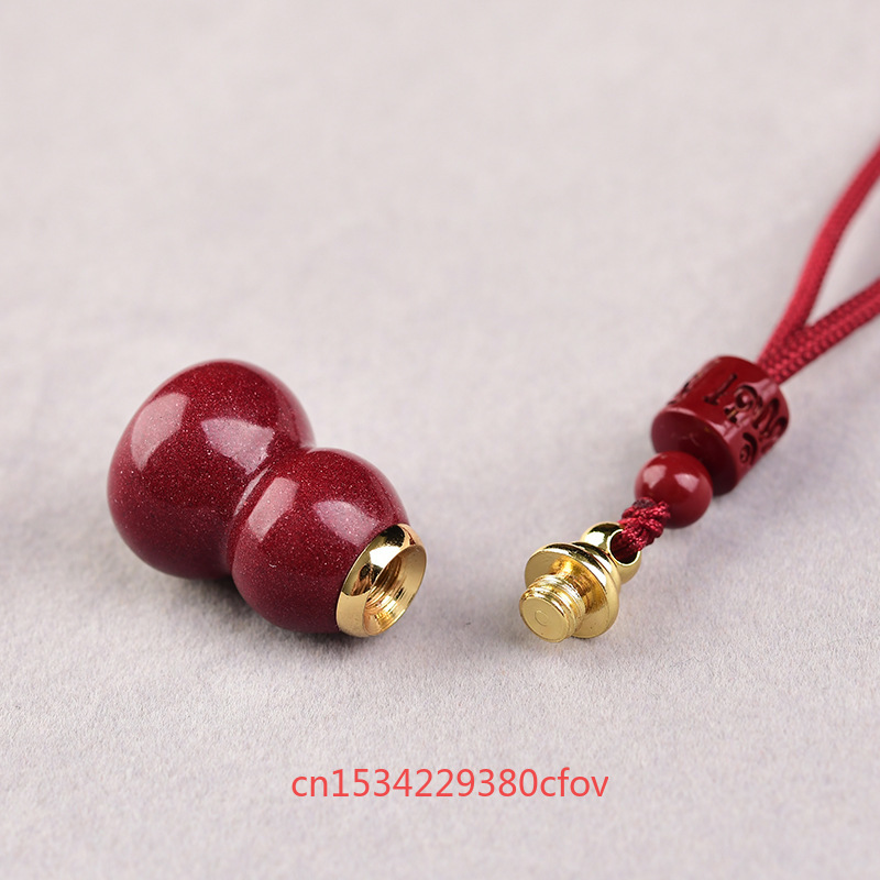 女性用の赤いシナバーペンダント,中空ボトルネックレス,キーバ - Phone Accessories Red のレビューと価格