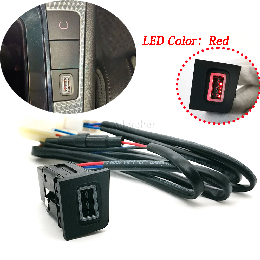 1個入り 赤色LEDカーフォンチャージャー シングルQC3. - Phone Accessories Red のレビューと価格