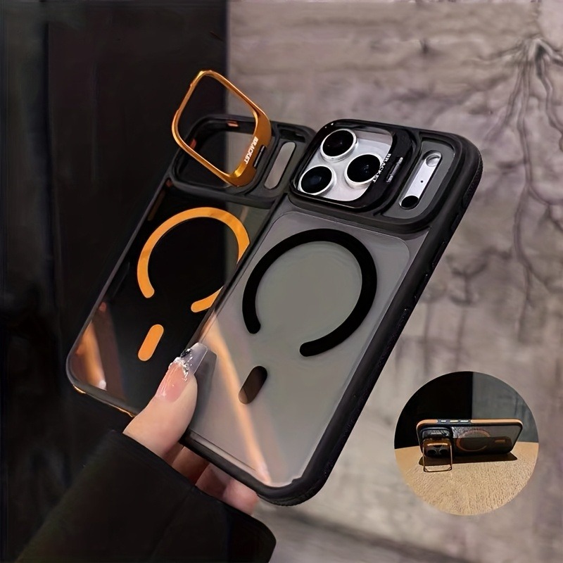 高級マットクリアバックマグネット式スマホケース、調整可能なキ - Phone Accessories And Cases のレビューと価格