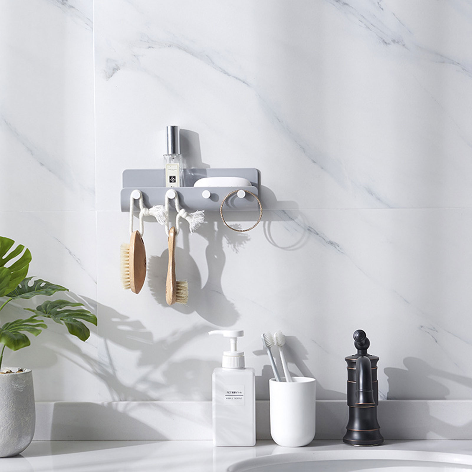 粘着式吊り下げキーホルダー 壁掛けキッチン乾燥ラック 耐久性 - Phone Accessories Hooks のレビューと価格