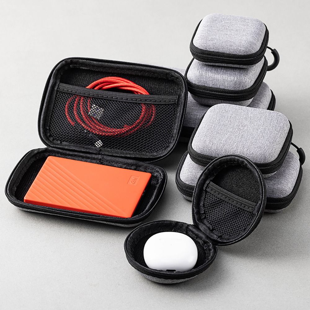 1個入りイヤホン/携帯電話/充電ケーブル用EVA収納バッグ、 - Phone Accessories And Cases のレビューと価格