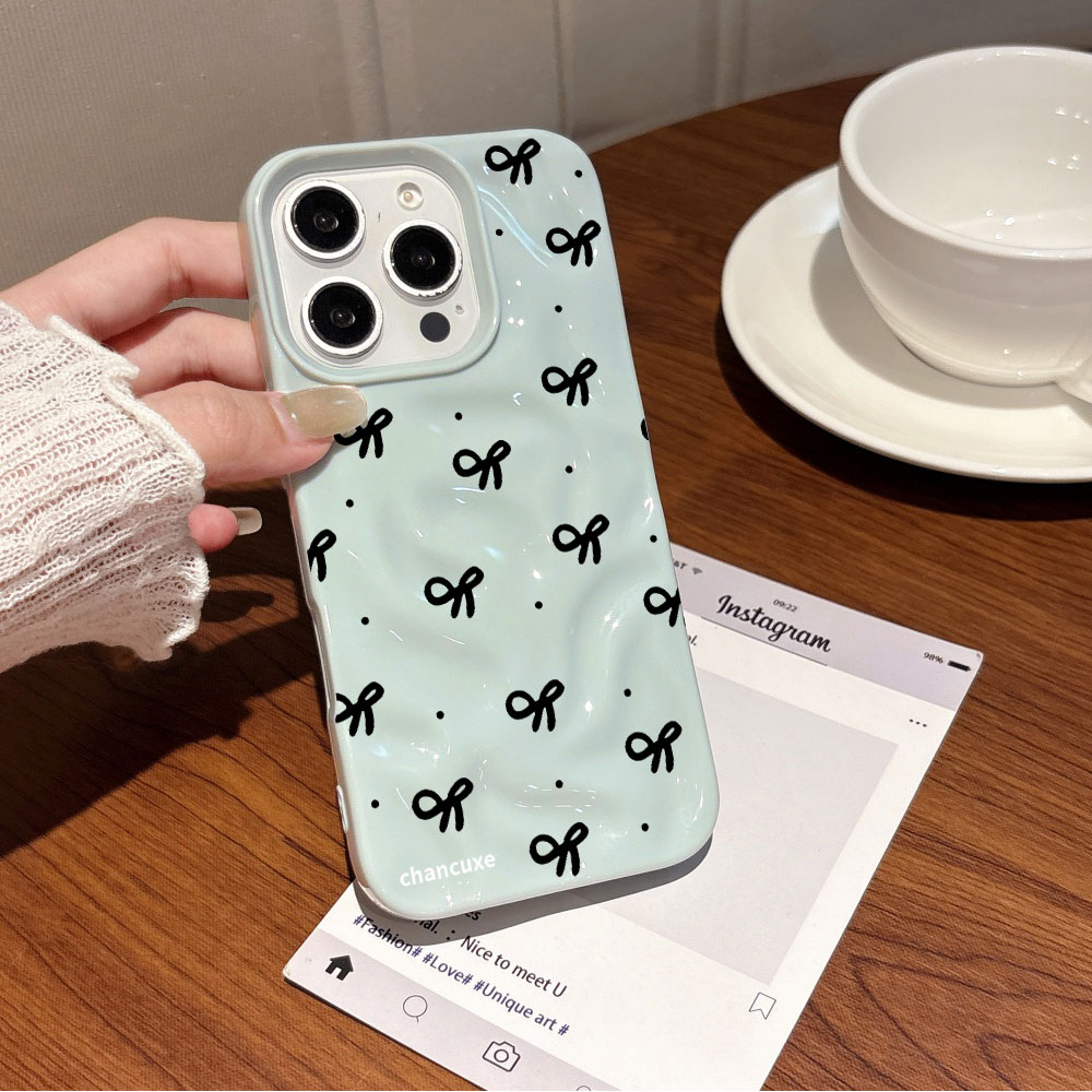 3D水波紋レッドハートプリントiPhoneケース iPhon - Phone Accessories Red のレビューと価格