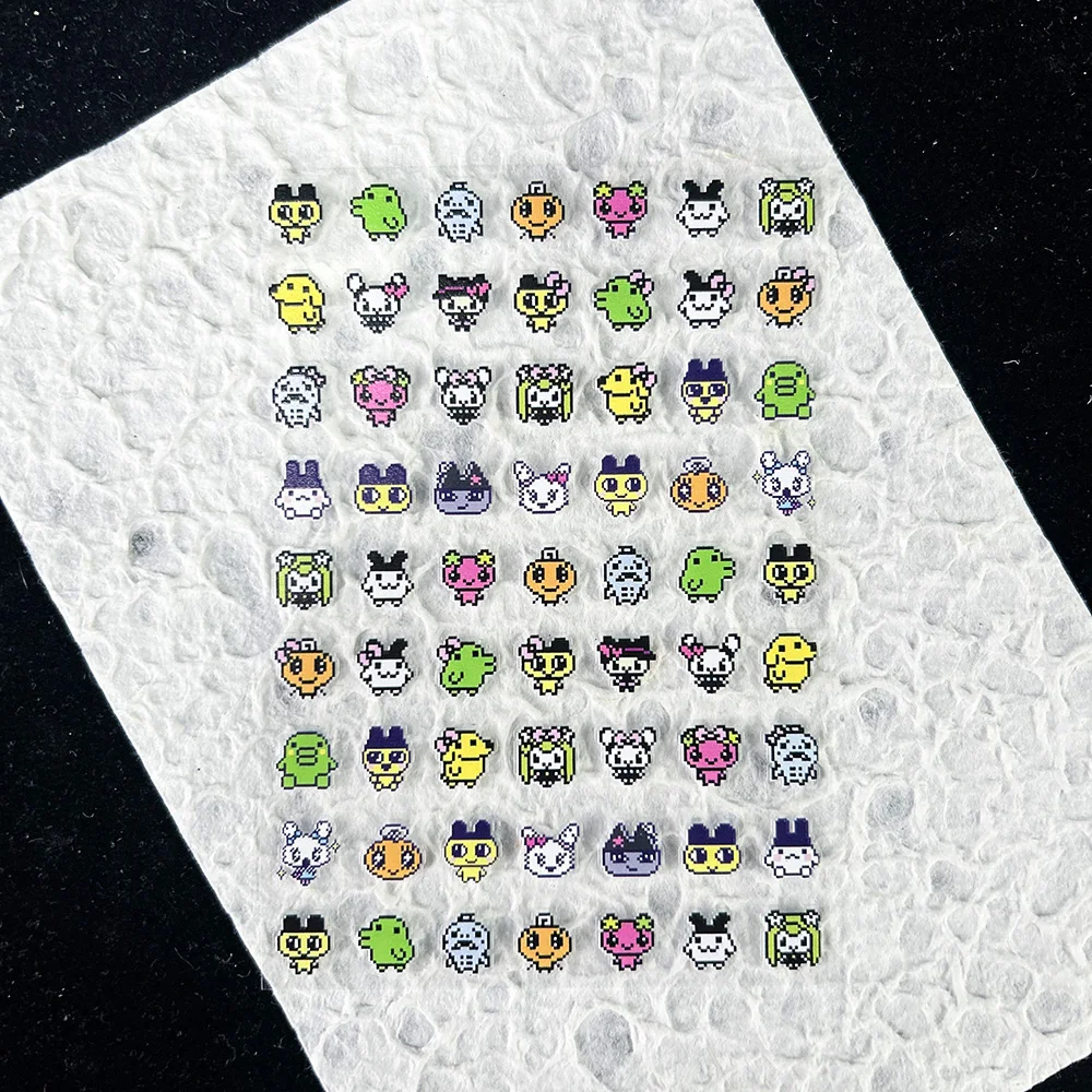 かわいいゲーム進化電子ペットステッカーネイルアートかわいい動 - Phone Accessories And Electronics のレビューと価格