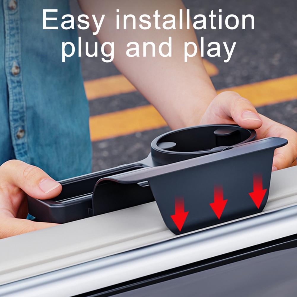 車のサイドドア窓用吊り下げ収納ラック、カップホルダー付き携帯 - Phone Accessories Rack のレビューと価格