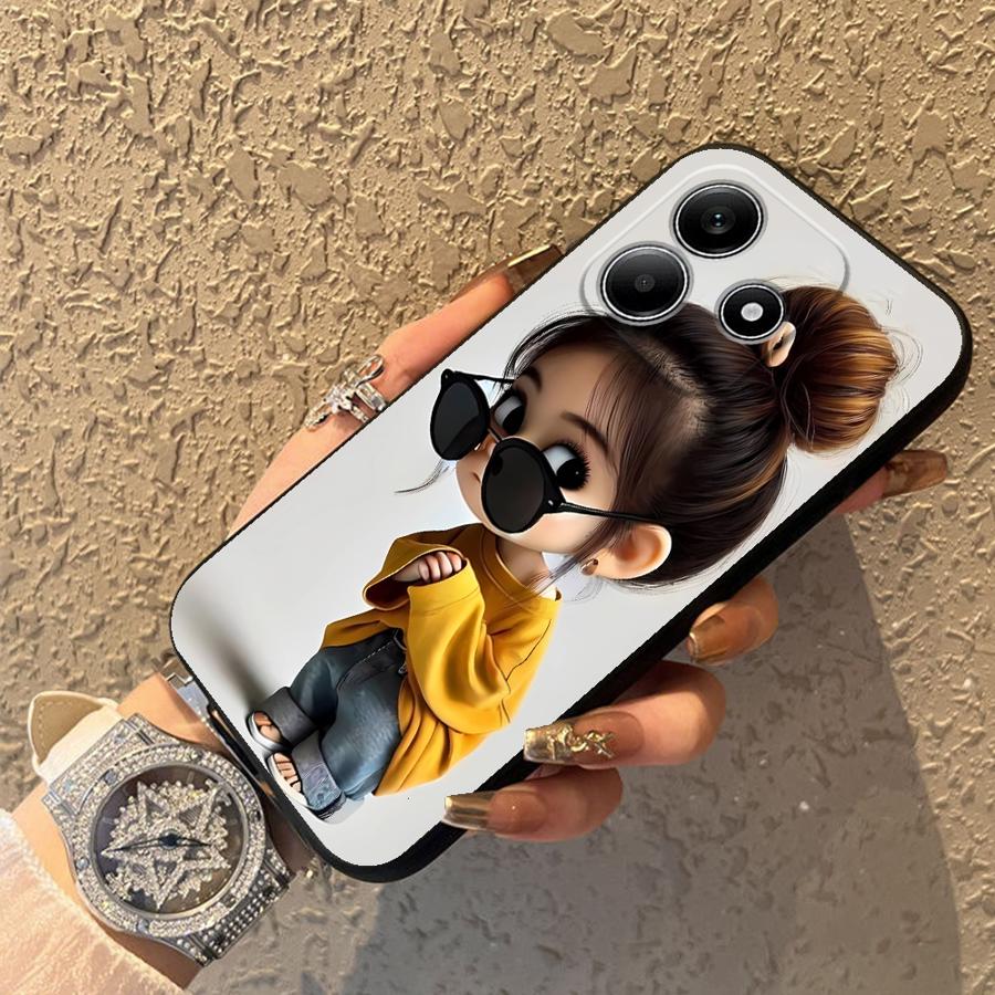 漫画の女の子柄のXiaomi Redmi Note 14 1 - Xiaomi Phone Accessories のレビューと価格