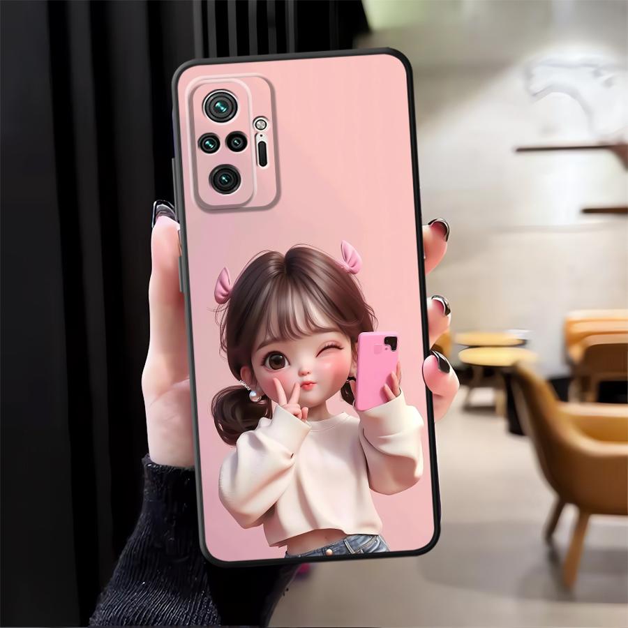 漫画の女の子柄のXiaomi Redmi Note 14 1 - Xiaomi Phone Accessories のレビューと価格