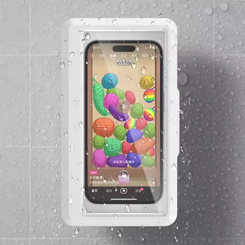 浴室防水電話ホルダー 家庭用壁掛け電話ケーススタンドボックス - Phone Accessories Hooks のレビューと価格