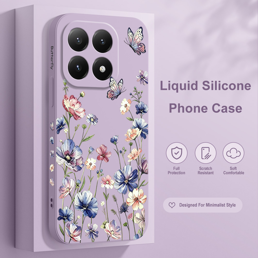 バタフライハッシュフォンケース Xiaomi Poco X8 - Xiaomi Phone Accessories のレビューと価格