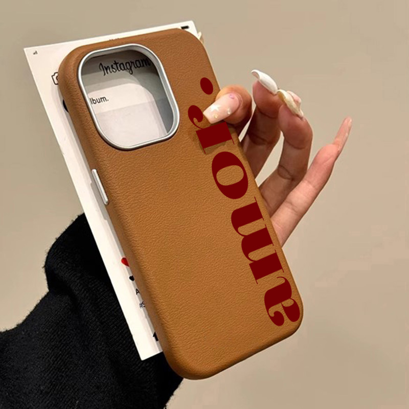 赤い芸術的な文字ライチ柄のiPhoneケース（iPhone  - Phone Accessories Red のレビューと価格