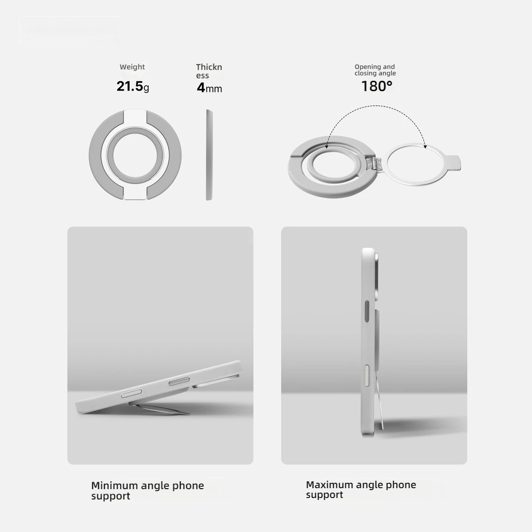 両面磁気シリコンフィンガーリング電話ホルダー携帯電話アクセサ - Phone Accessories And Electronics のレビューと価格