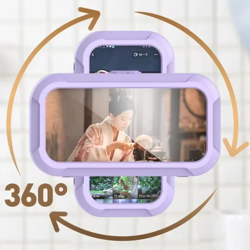 360 °   回転式調整可能壁掛けシャワーフォンホルダー防 - Phone Accessories Hooks のレビューと価格
