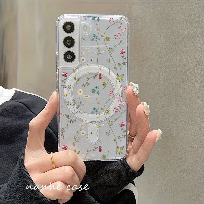 花柄マグネット式スマホケース Samsung Galaxy  - Phone Accessories And Cases のレビューと価格