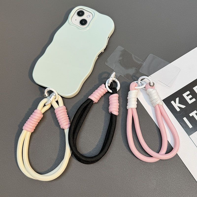 携帯電話用ショートランヤード、ユニバーサルカラフルハンドリス - Phone Accessories And Cases のレビューと価格