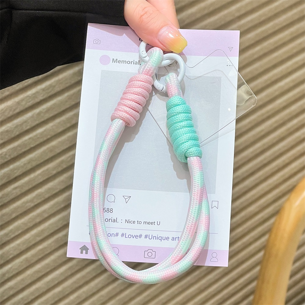 携帯電話用ショートランヤード、ユニバーサルカラフルハンドリス - Phone Accessories And Cases のレビューと価格