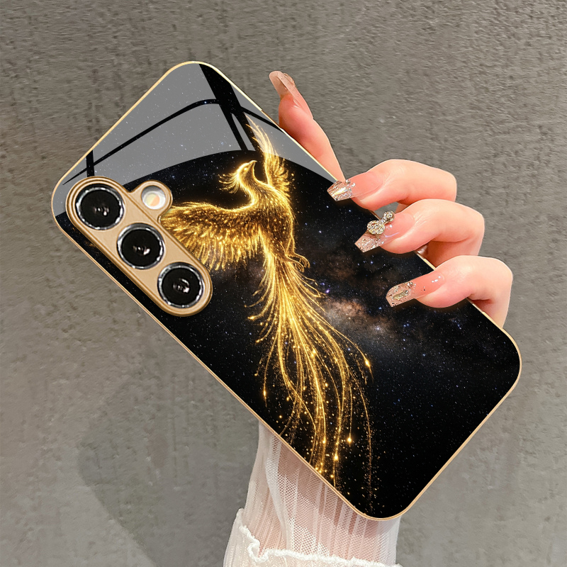2Dフェニックス柄流れる光電話ケース Samsung Gal - Samsung Galaxy A55 のレビューと価格