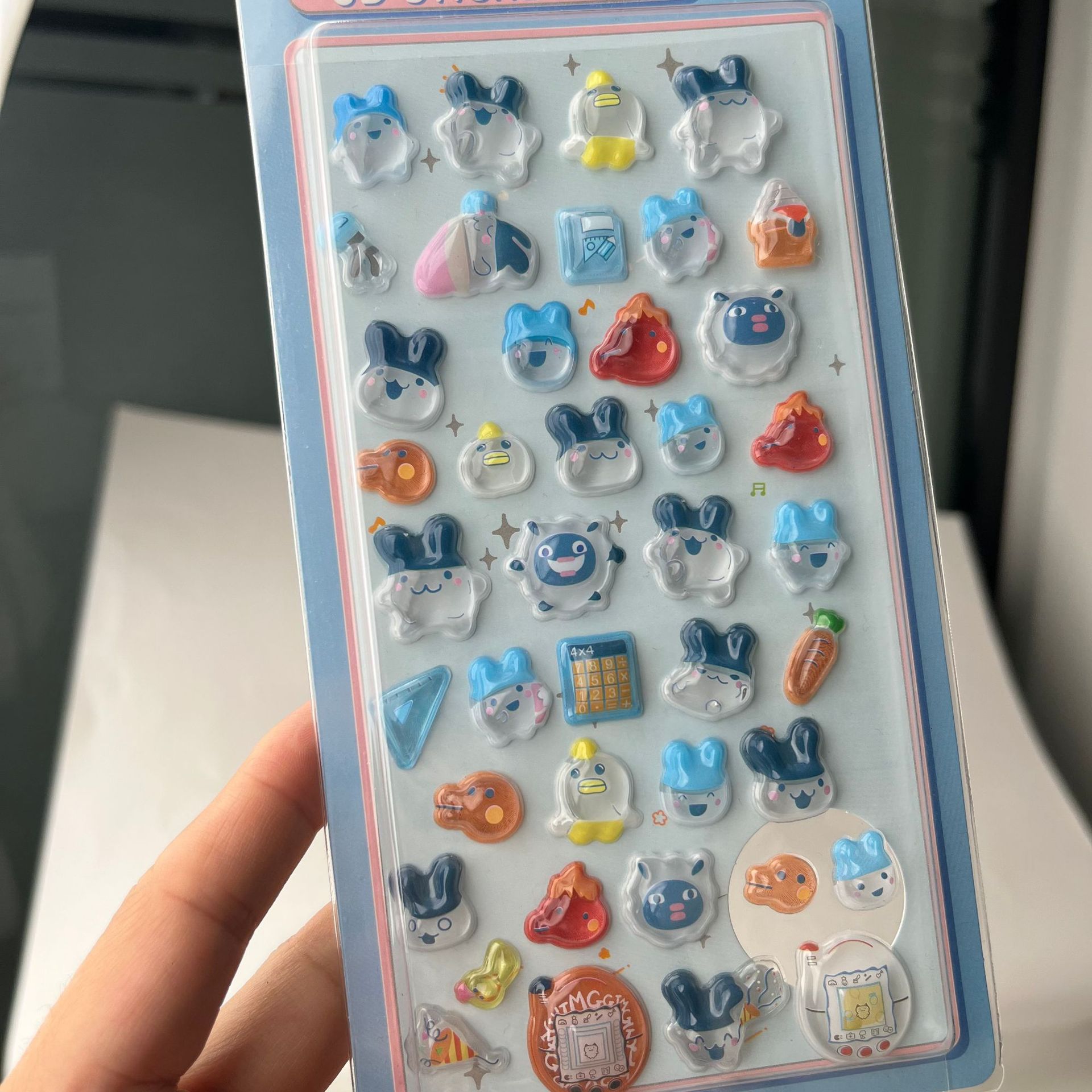 かわいいたまごっち 3D ふわふわステッカーレトロデジタルペ - Phone Accessories And Electronics のレビューと価格
