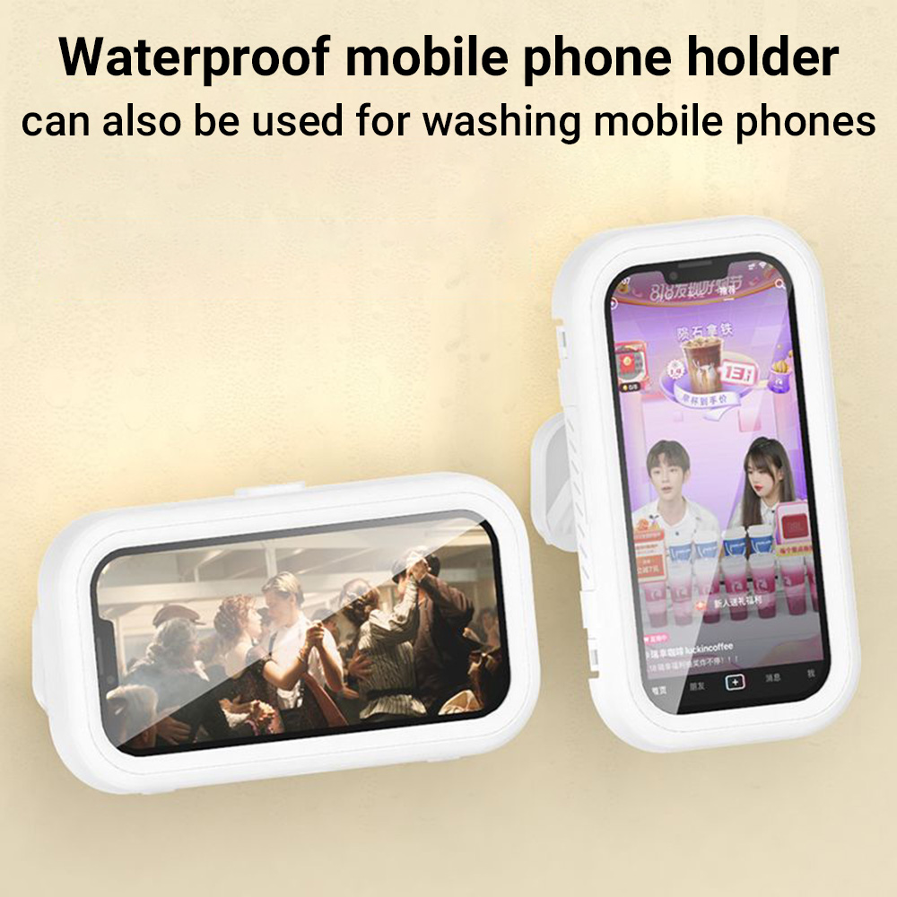 回転可能なデザインの防水携帯電話収納ボックス1個。シャワーを - Phone Accessories Hooks のレビューと価格