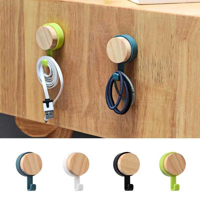 強力な磁気木製キーホルダー、帽子とスカーフの収納オーガナイザ - Phone Accessories Hooks のレビューと価格