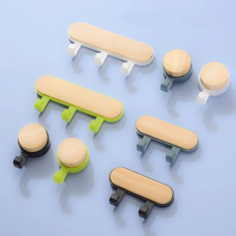 強力な磁気木製キーホルダー、帽子とスカーフの収納オーガナイザ - Phone Accessories Hooks のレビューと価格