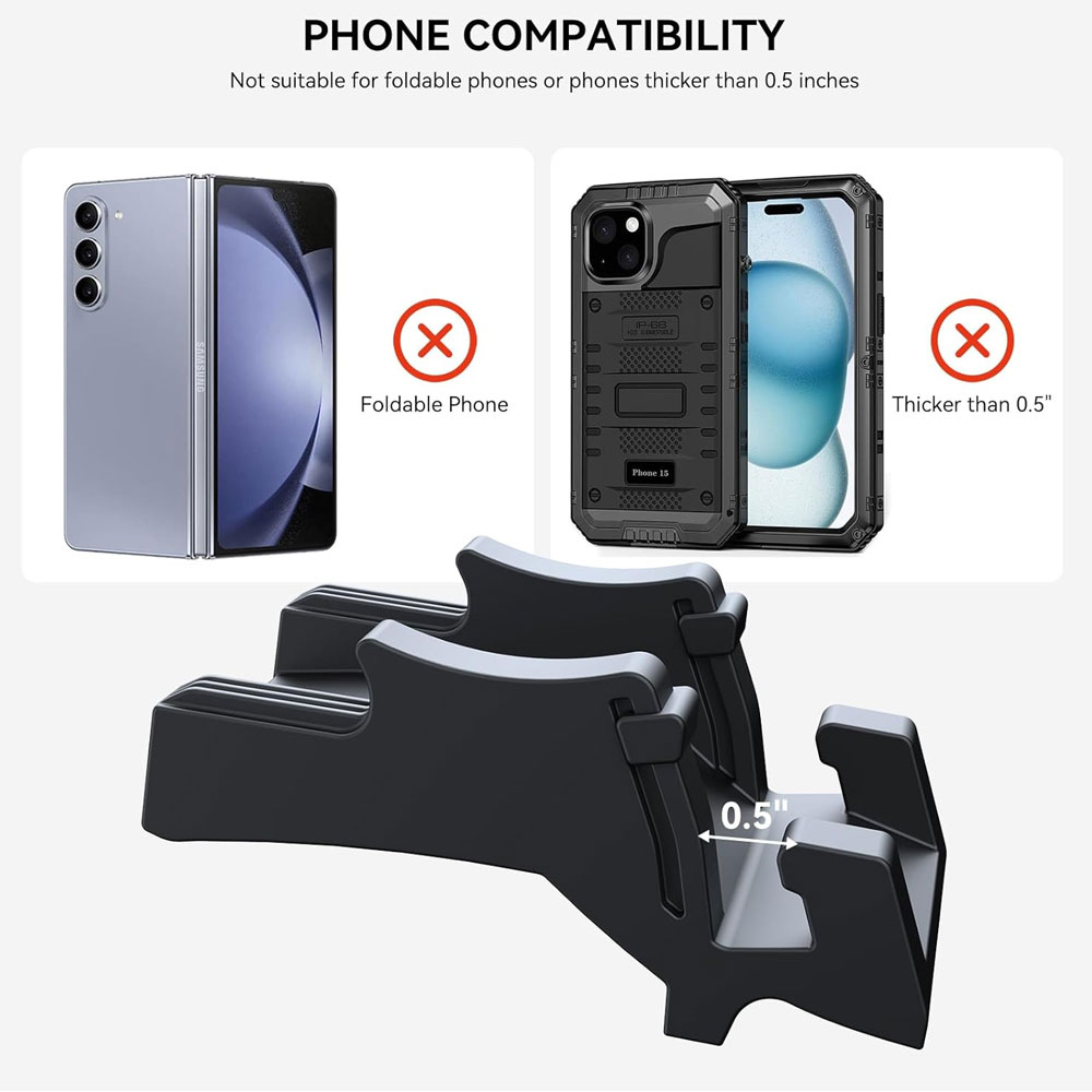 シリコン製スマホホルダー テスラ モデルY 2020-202 - Phone Accessories Hooks のレビューと価格