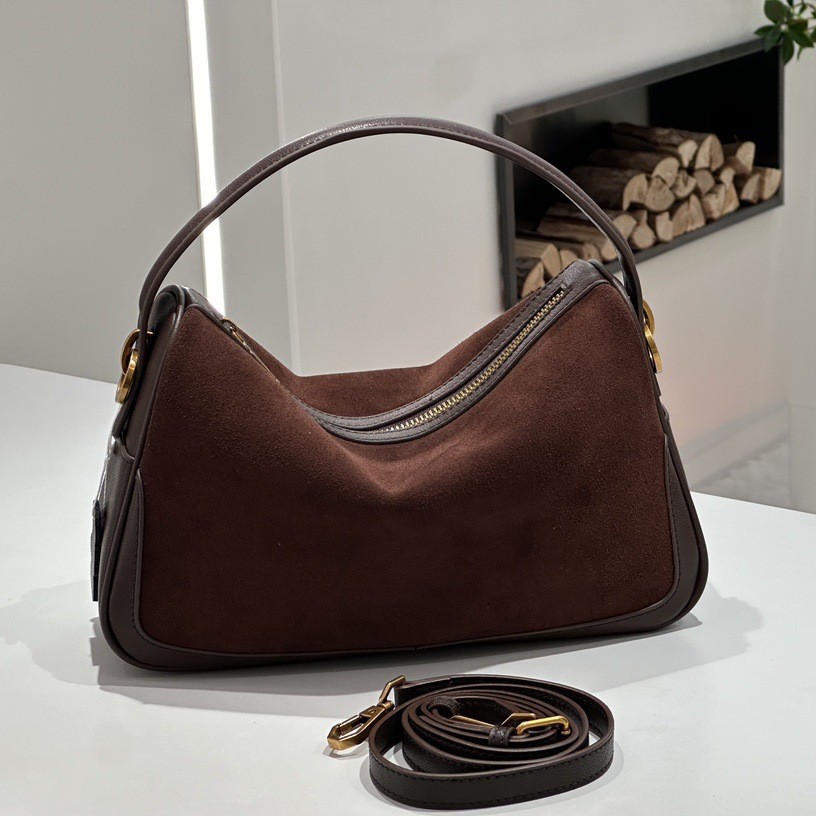 女性の本物のスエード牛革ショルダーバッグレトロ大容量牛クロス - Phone Accessories Brands のレビューと価格