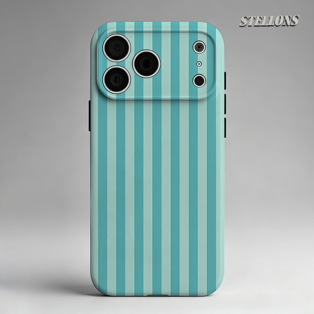 ミントストライプのダブルレイヤーバックカバー iPhone  - Phone Accessories And Cases のレビューと価格