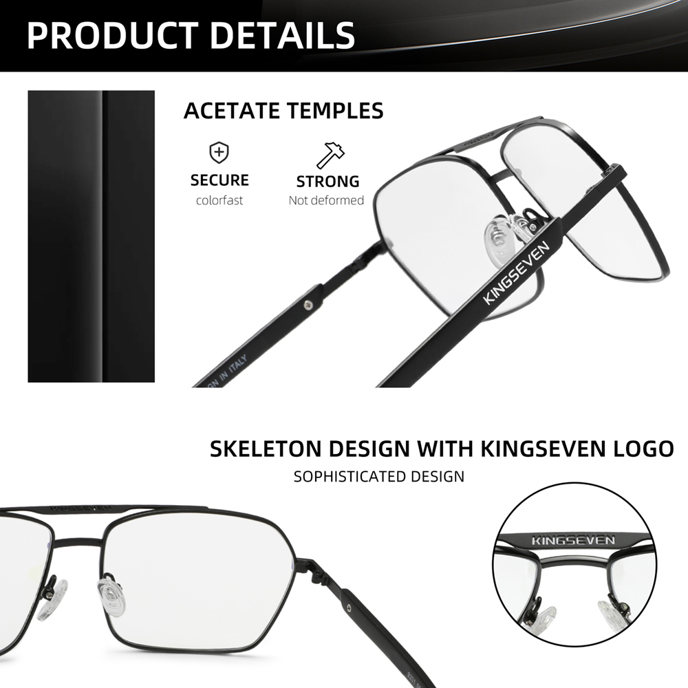 KINGSEVEN ブランド抗ブルーレイメガネ男性/女性電話 - Phone Accessories Brands のレビューと価格