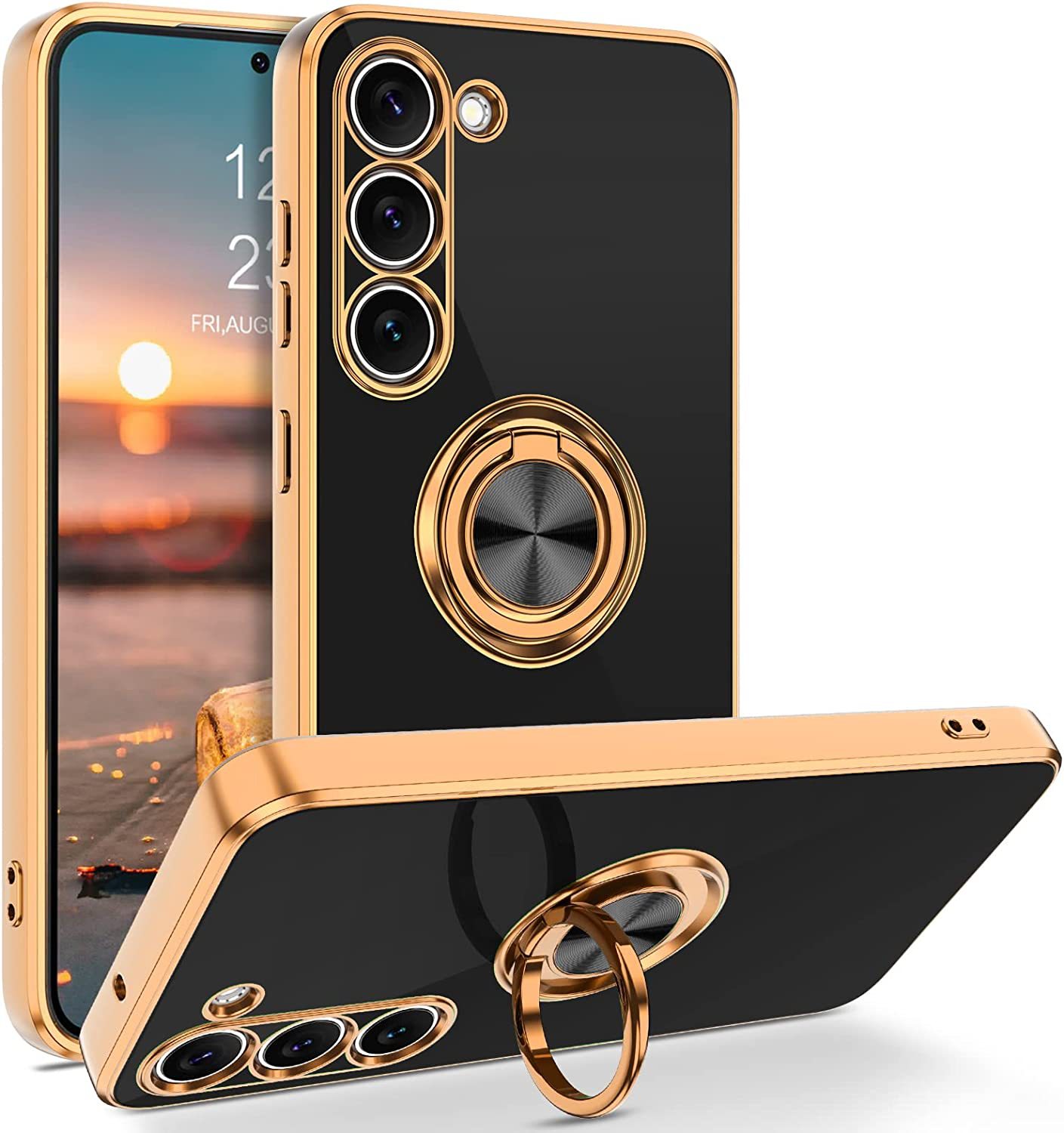 Luxury Plating Magnetic 360°Ri - Phone Accessories Ring Holder のレビューと価格