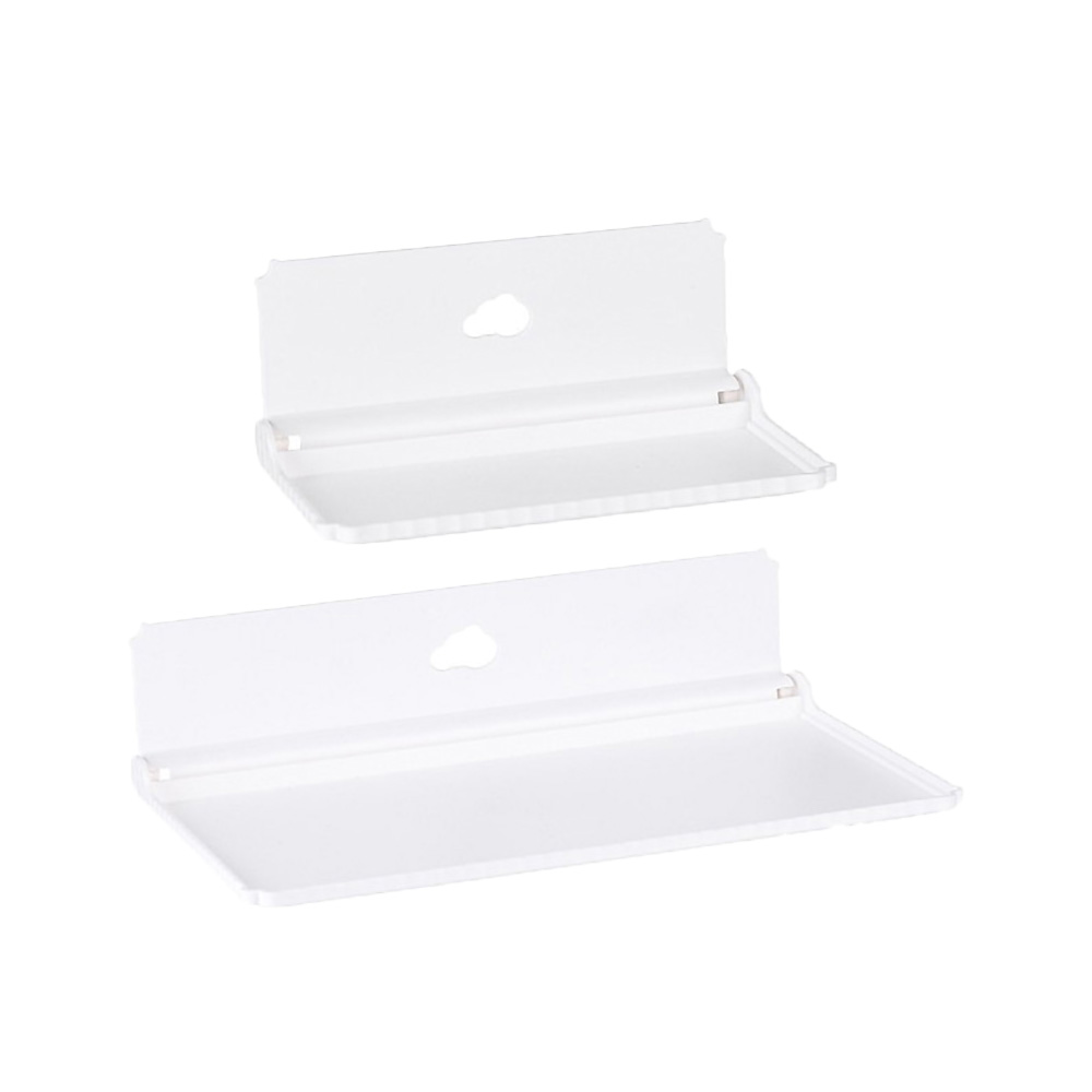 穴あけ不要の折りたたみ式壁掛け収納棚、自己粘着式ミニウォール - Phone Accessories Hooks のレビューと価格