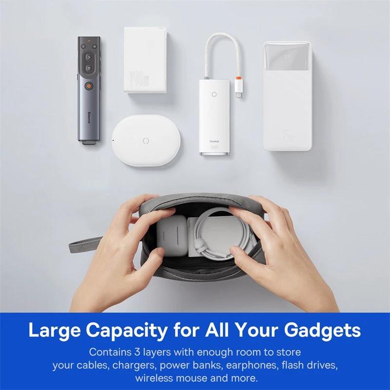 携帯電話防水バッグ旅行用充電器ケーブル収納ケース iPhon - Phone Accessories And Cases のレビューと価格